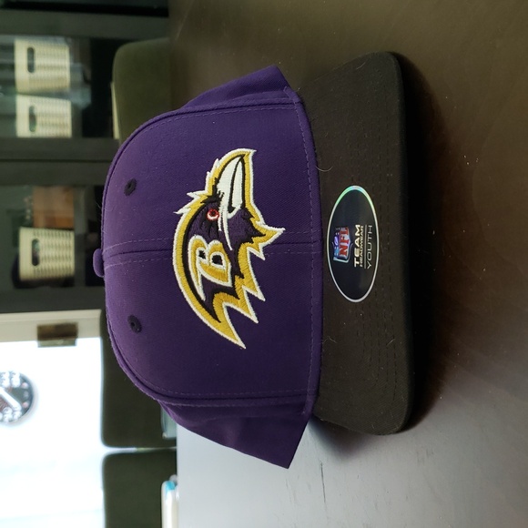 Baltimore Ravens Purple and Black NFL Team Youth Snapback Cap - Picture 4 of 8